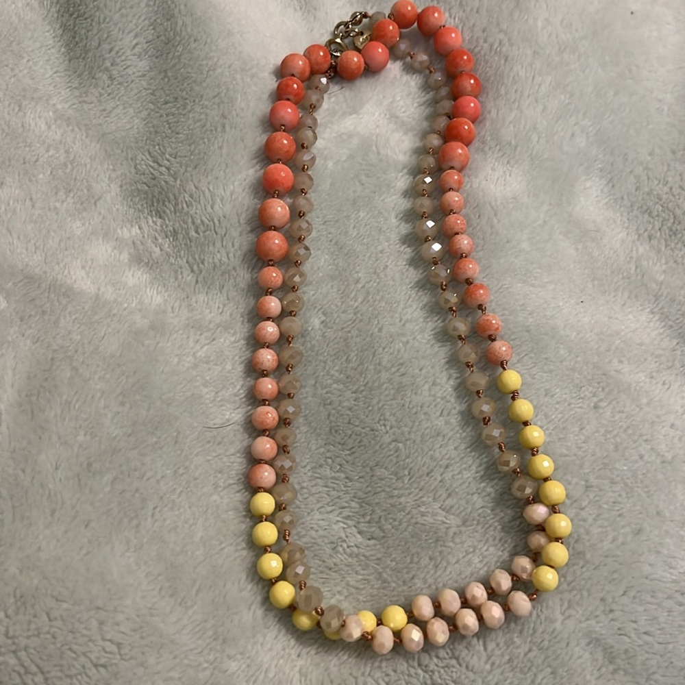 Ombre beaded necklace